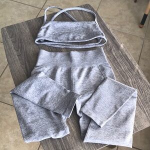 Gray workout set
